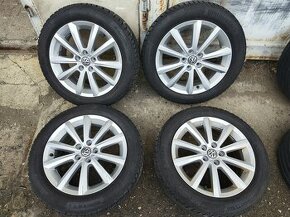 16"zimní alu sada Merano 5x100 origo VW Polo 6 Fabia 4 Ibiza - 1