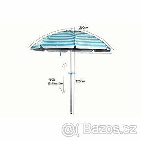 Pincho Marbella 3 200 cm Aluminium Spike Umbrella - 1