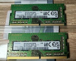 16GB (2x8GB) SO-DIMM PAMĚŤ SAMSUNG-DDR4 - PC4-3200AA-SA1-11