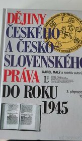 Dějiny českého a československého práva do roku 1945