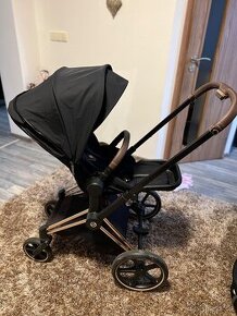 Dvojkombinace Cybex Priam 4.0 deep black rose gold 11/2022