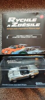 Rychle a Zběsile model - CHEVROLET CORVETTE 1:43 Deagostini