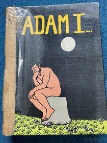 Retro úžasná kreslená kniha ADAM 1 a JEHO JEDINÁ