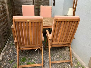 Zahradní stůl + 4 Ks židlí - Fieldmann Calypso zahradní set,