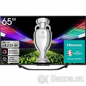 Hisense 65U7KQ, QLED 65" 164cm 4K Smart tv, Direct LED,144Hz