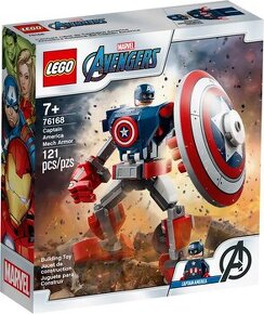 LEGO Marvel Captain America v obrněném robotu (76168)