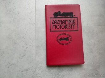 Záznamník pro motoristy -nevyplněný -doplněk vašeho veterána