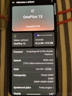 Mobilní telefon OnePlus 13 16/515 Gb - 1