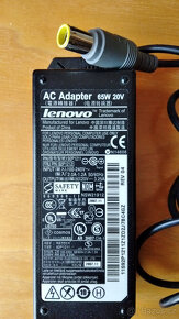 Napájecí adaptér Lenovo: 65W, 20V