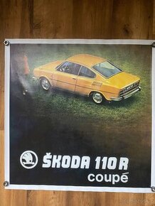 Škoda 110R banner, plakat