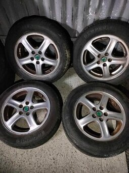 4ks alu disky orig. Škoda 5x100 r15 185/60