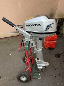 Lodni notor Honda BF 5hp 4t, dlouha noha, po servise.