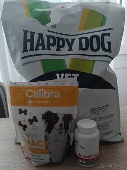 Granule Happy Dog Renal + Calibra Snack+RenalVet