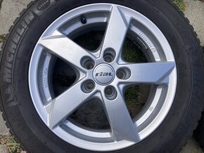 Alu kola ŠKODA FABIA IV 15" 5x100 zimní MICHELIN 185/65R15