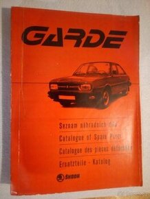 škoda garde-seznam náhradních dílů 1983