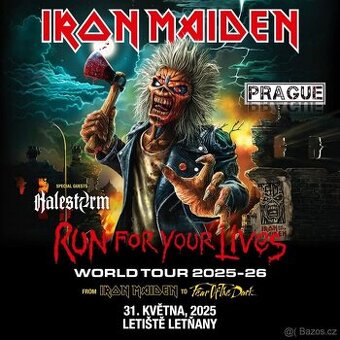 2 VSTUPENKY - Iron Maiden in Prague 2025