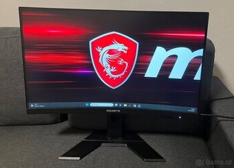 27” Gigabyte G27FC A, 165 Hz, zakřivení 1500R, 1 ms