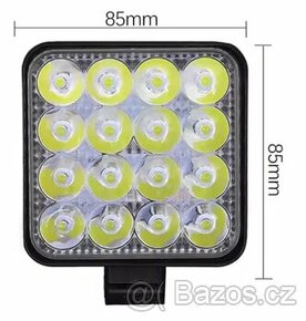 Led reflektory bílé, modré, červené, více ks