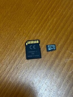 Paměťová karta SD 8Gb a micro SD 16Gb