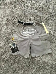 Corteiz Alcatraz Cargo Shorts - Grey - 1