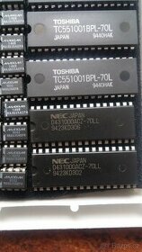 Prodám paměti HM6116, HY62256, TC551001, D431000 - 1