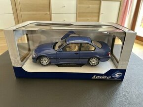 Model BMW M3 e36 coupe 1:18 SOLIDO modrý