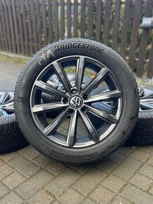 ORIGINÁL Alu Volkswagen London R17, 5x112 - TOP STAV, ZIMNÍ