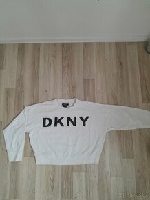 Bílá mikina DKNY