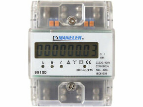 ELEKTROMĚR NOVÝ MANELER 9910D 10-80A LCD