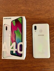 Samsung Galaxy A40 Dual SIM,bílá perleť, 4/64 gb, smartphone - 1