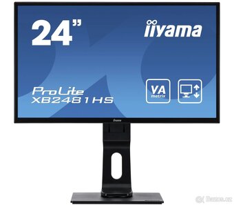 PROFESIONÁLNÍ MONITOR 24“ LED LCD VA iiYama + Výškově stavit