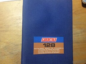 Servisní kniha Originál katalog Fiat 128 - 1