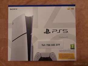 Nová Herní konzole Sony Playstation 5 Slim s Mechanikou