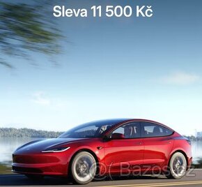 Sleva na nákup nového vozu Tesla