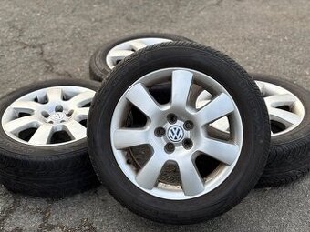 Original letní kola VW Golf 5x100 6,5J ET42 205/55 R16