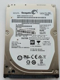 Pevný disk do notebooku 2.5" sata 500GB Seagate st500lm021