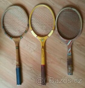 Staré tenisové rakety - Artis Champion,HIT,Darling a Roland