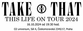 Take That 16.10. O2 arena Praha