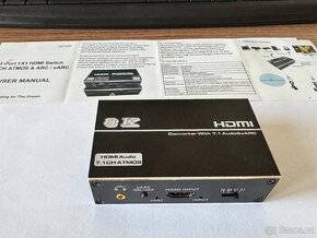 Zvukový extraktor převodník ATMOS  ARC/eARC s HDMI 4K