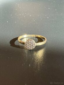 dámský prsten zlato 14 karátů,585/1000-nový