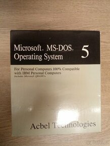 MS-DOS 5.0 EN na disketách 5,25" Pěkné nepoškozené - 1