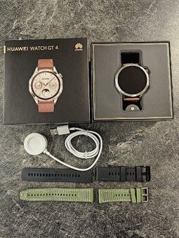 Chytré hodinky Huawei Watch GT 4 + 3x řemínek + ZÁRUKA

