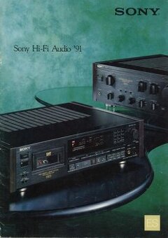 Sony ES 1991 a Sony Audio-video katalog viz fota-POPTÁVÁM