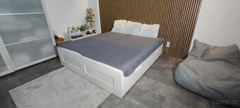 Postel Ikea Brimnes 180x200 s úložným prostorem