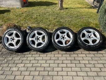 Alu kola 5x110 s pneu 225/50/ZR17 letní