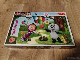 Puzzle Máša a medvěd, 100 dílků, 5+