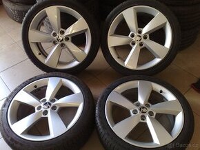 alu kola 5x100 r17 original škoda 215/40/17