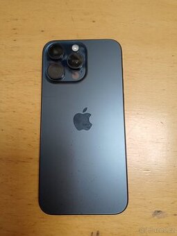 Apple iPhone 15 pro Max modrý titan