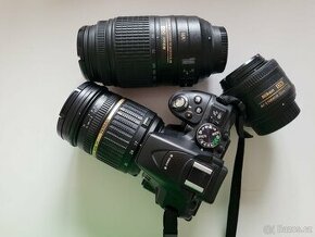 Nikon D5300 + 3x objektiv