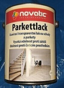 TRANSPARENTNÍ LAK NA PARKETY, DŘEVĚNÉ PODLAHY, 2,5L